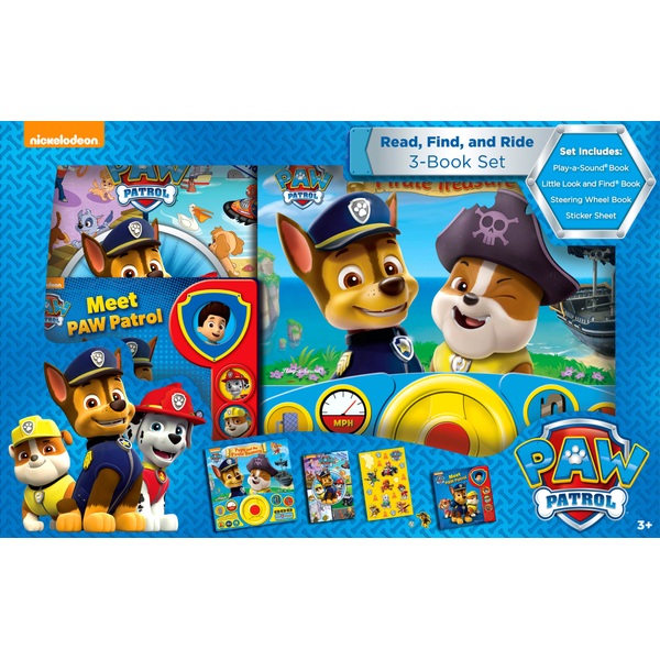 Nickelodeon Paw Patrol Read, Find and Ride Box - Paw Patrol Books Range UK