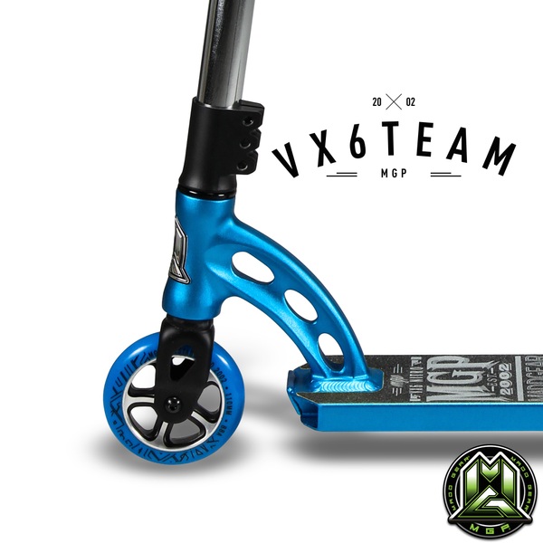 Madd Gear MGP VX6 Team Scooter Blue / Chrome Stunt Scooters UK