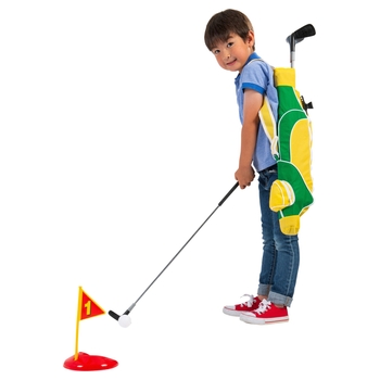 Pro Golf Clubs and Balls Caddy Set