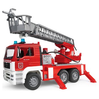 Bruder 02509 - camion de service avec grue et gyrophare | Boutique de  jouets Lydie