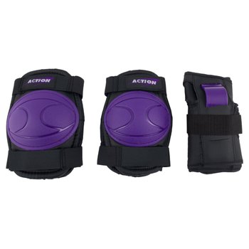 Skate Knee, Elbow And Wrist Pads Purple Medium Skate Knee, Elbow And Wrist Pads Purple Medium