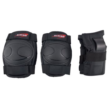 Skate Knee, Elbow And Wrist Pads Black Medium Skate Knee, Elbow And Wrist Pads Black Medium