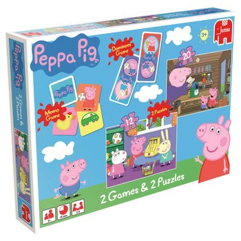 Peppa Pig 2 Games and 2 Puzzle Set Review - Review Toys