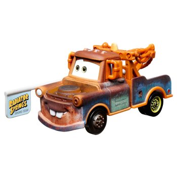 Disney Cars Diecast Car Mater with Sign 1:55 Scale