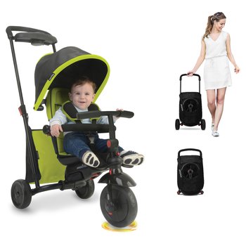 Smart Trike 7 In1 Folding Trike 500 Green Smart Trike 7 In1 Folding Trike 500 Green