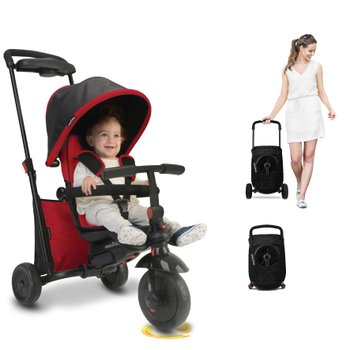 Smart Trike 7 In1 Folding Trike 500 Red Smart Trike 7 In1 Folding Trike 500 Red