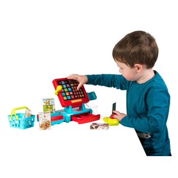 Playgo Kinderkasse Elektronische Supermarkt-Kasse mit Scanner