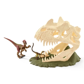Schleich Dinosaurs: Dino Large Skull Trap & Velociraptor Schleich Dinosaurs: Dino Large Skull Trap & Velociraptor