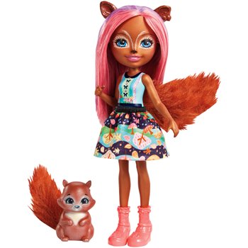Enchantimals Sancha Squirrel Doll and Squirrel Friend Stumper Figure Enchantimals Sancha Squirrel Doll and Squirrel Friend Stumper Figure