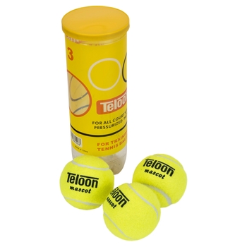 Teloon Mascot Tennis Balls 3 Pack