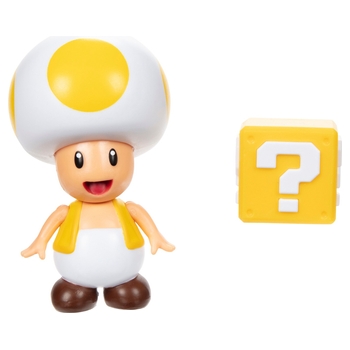 Nintendo Super Mario Action Figure Yellow Toad 10cm