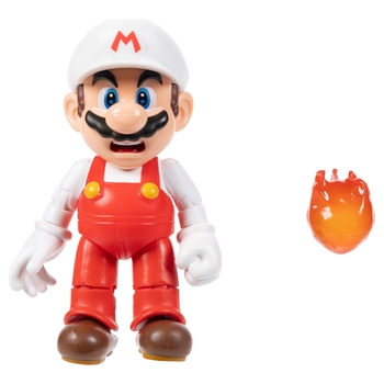 Nintendo Super Mario Action Figure Fire Mario 6cm