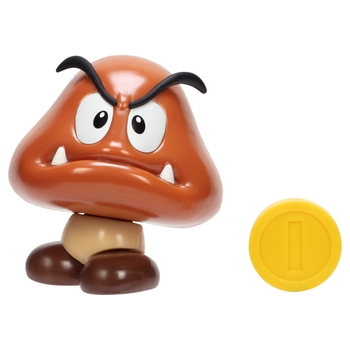 Nintendo Super Mario Figure Goomba with Coin 10cm