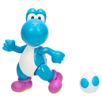 Nintendo Super Mario Light-Blue Yoshi Figure with Egg 10cm