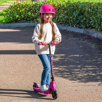 Aero Kick Scooter for Kids Ages 6-12 with Dynamic RGB Lights, Foldable and  Height Adjustable, 2 Wheel Scooters for Kids 6 Years and up with Glowing