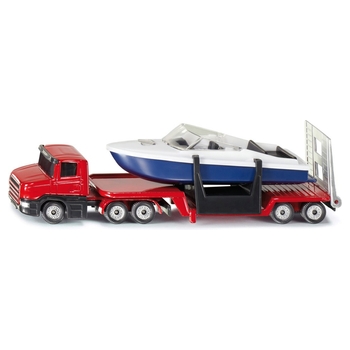 SIKU Super 1613 Tieflader mit Boot