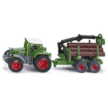 SIKU Super 1645 Traktor mit Forstanhänger