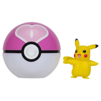 Pokémon Clip 'N' Go Love Ball and Pikachu Battle Figure