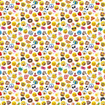 Joy Pixels Emoji Wrapping Paper Roll 4m