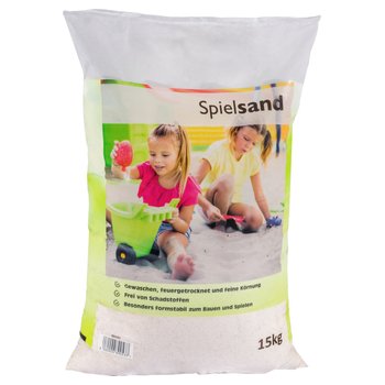 Spielsand feuergetrocknet 15 kg weiß