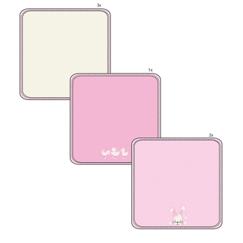 Kinderwaschlappen 6er Set Hase