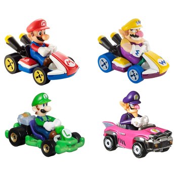 Mattel Hot Wheels Mario Kart Rainbow Road Die-Cast Car Track Set