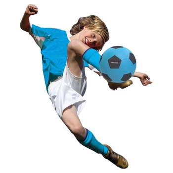 Kickerball - Curve and Swerve Soccer Ball/Football Toy - Kick Size 4, Orange