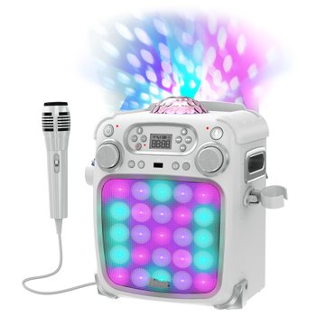 Blue WolVol Dual Microphone Singing Duo with Disco Lights Functional Pretend Karaoke Music Toy for Boys 