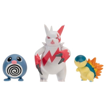 Pokémon Battle Figures 3 Pack Poliwag, Cyndaquil and Zangoose