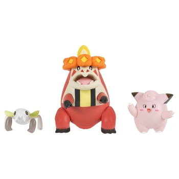 Pokémon Battle Figures 3 Pack Nincada, Clefairy and Crocalor