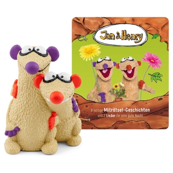 Tonies - Tonie Figur Jan und Henry – 8 Rätsel und 2 Lieder