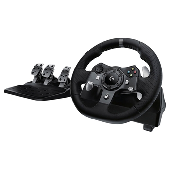 Logitech G G923 Racing Wheel und Pedale, TRUEFORCE Force Feedback +  Logitech G Driving Force Schalthebel – Echtleder, für PS5, PS4, PC, Mac –  Schwarz: : Games