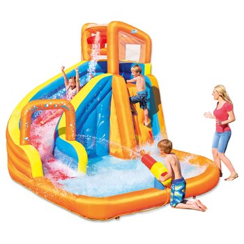 Bestway Kinderpool Turbo Splash H20GO! Wasserpark mit Gebläse 365 x 320 cm
