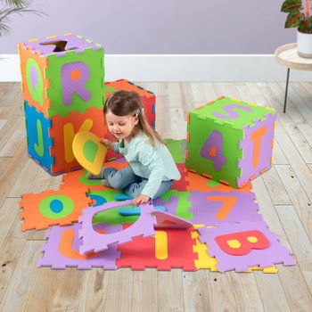 Play Factory Foam Puzzle Play Mat Alphabet and Numbers 36 Pieces
