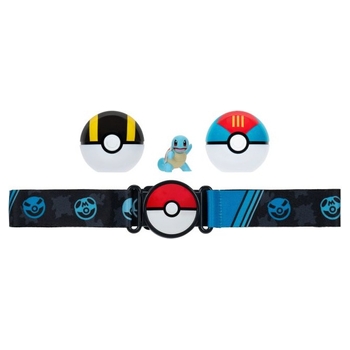 Pokémon Clip 'N' Go Gürtelset mit Schiggy, Ultraball und Köderball