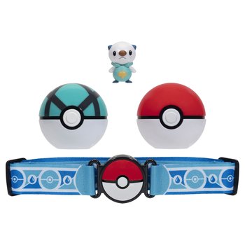 Pokémon Clip 'N' Go Gürtel mit Ottaro Figur, Netzball und Pokéball