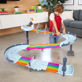 Hot Wheels Multi-Loop Race off Vehicle Track Playset - Smyths Toys