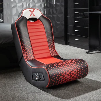 Horizon 2.0 Sound Floor Rocker Gaming Chair Red/Black - X Rocker