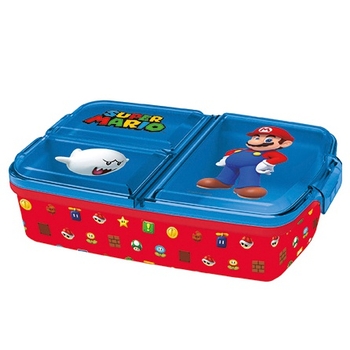 Super Mario Brotdose mit 3 Fächern