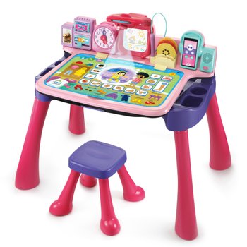VTech Lernspielzeug 5-in-1 Magischer Schreibtisch pink