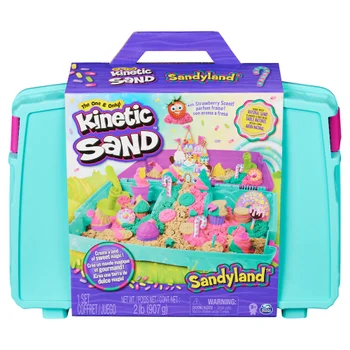  Kinetic Sand Scents, Ice Cream Treats Playset with 3 Colors of  All-Natural Scented Play Sand & 6 Serving Tools, Sensory Toys, Christmas  Gifts for Kids : Toys & Games