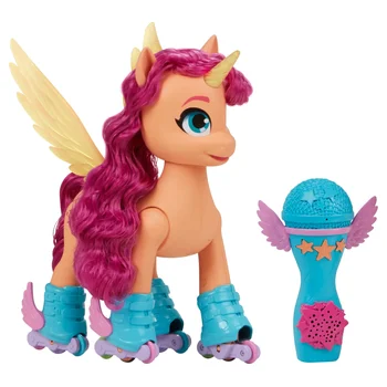 My Little Pony Rainbow Dash Potion Pony Figure -- 3-Inch Blue Pony Toy with  Brushable Hair, Comb, and Accessories - My Little Pony