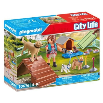 PLAYMOBIL City Life 70676 Geschenkset Hundetrainerin