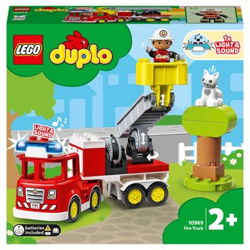 LEGO 10931 DUPLO Le Camion Et La Pelleteuse, Engin de chantier Jouet Pour  Les Enfants De 2 ans et + - ADMI