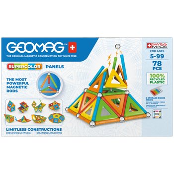 Geomag - Jeu de construction magnétique 42 pièces classique Geomag Blanc -  Idée liste de cadeaux