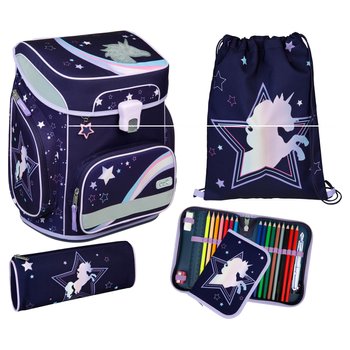Scooli EasyFit Einhorn Schulranzen Set Unicorn lila