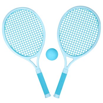 Tennis Rackets and Ball Set Blue