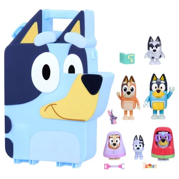 Bluey Lunchbox Tin With Puzzle and Toy Figure Bluey Bluey Toys Bluey Dog  Lunchbox Tins Puzzles Toys Gift 