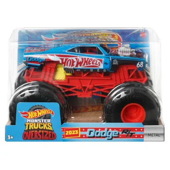 Hot Wheels Monster Truck Oversized. V8 Bomber / HW Army Jeep (1:24