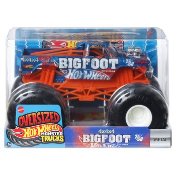 Hot Wheels Monster Trucks 1:24 Oversized 4x4x4 Bigfoot Vehicle